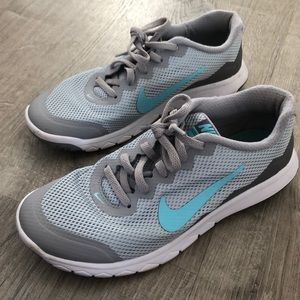 Nike running shoes - gray and light blue size 6.5